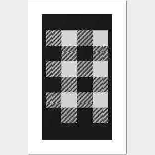 Blue Plaid Posters and Art